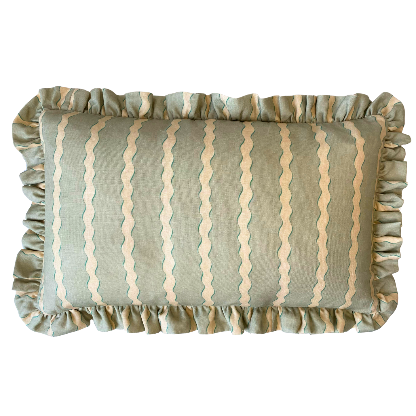 Scroll Stripe - Verdigris (Fabric)