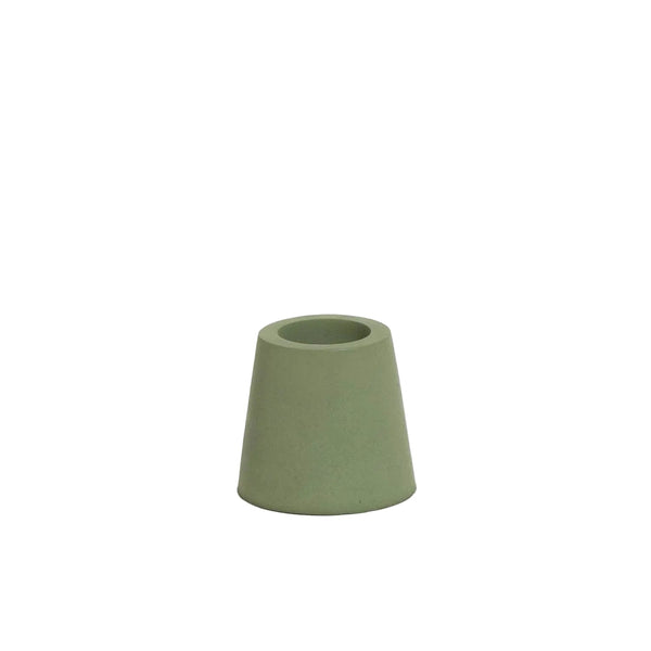 Stump Candle Holder - Green