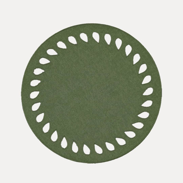 Viseu Placemat, Green with Green
