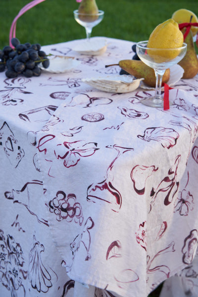 Dinner Party Linen Tablecloth