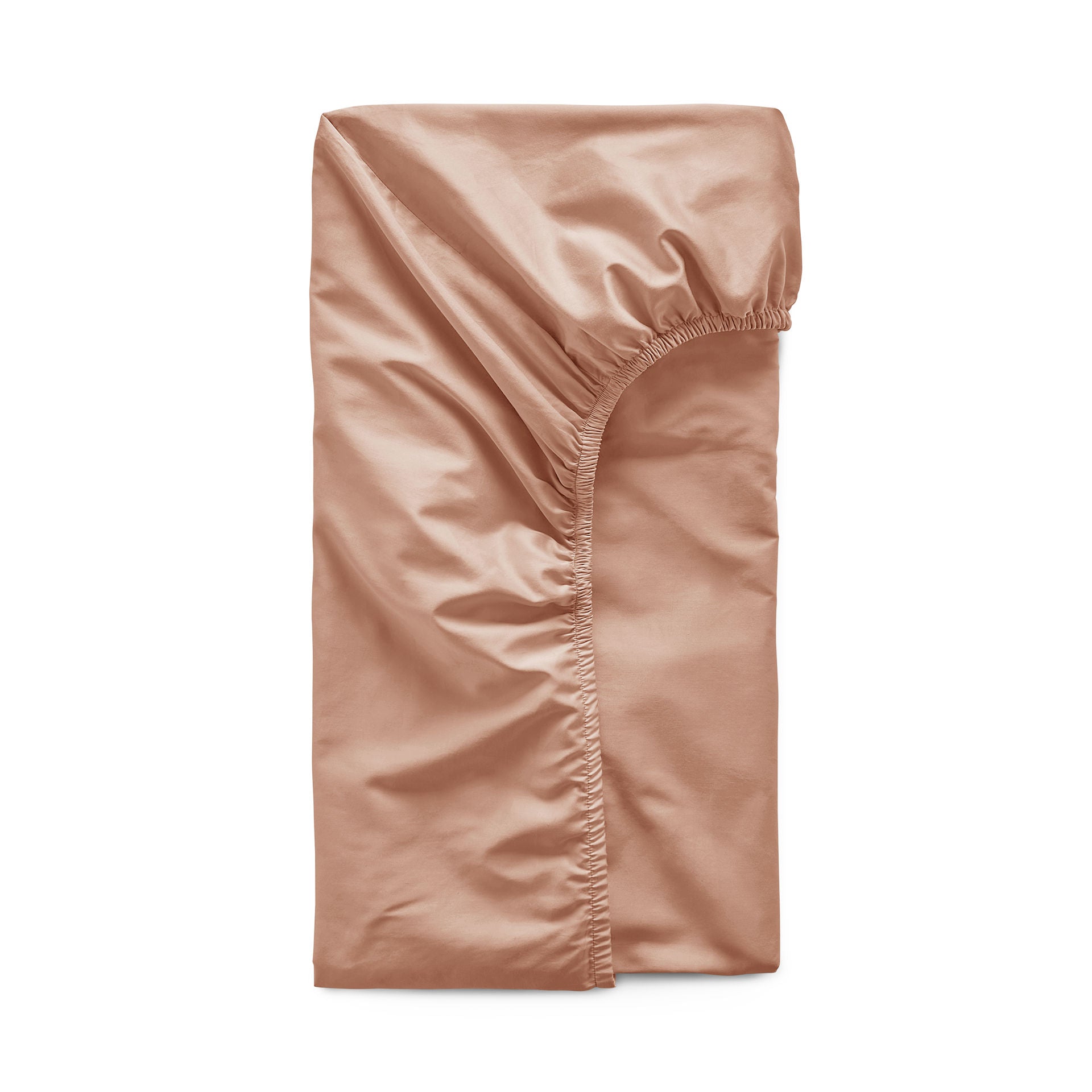 Luxury Organic Cotton Clay Pink Perfect Fitted Sheet