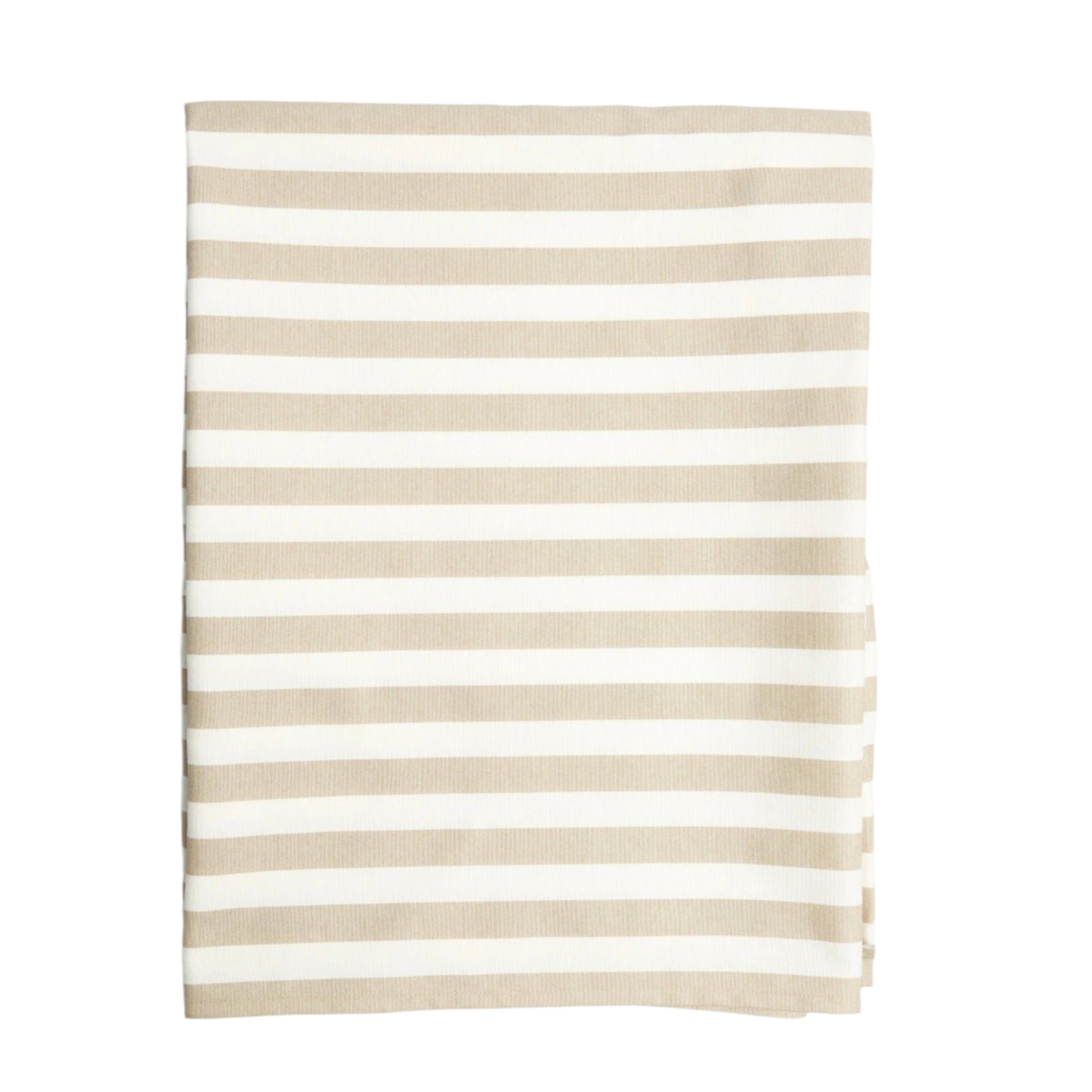 Beige Stripe Tablecloth Tablecloths