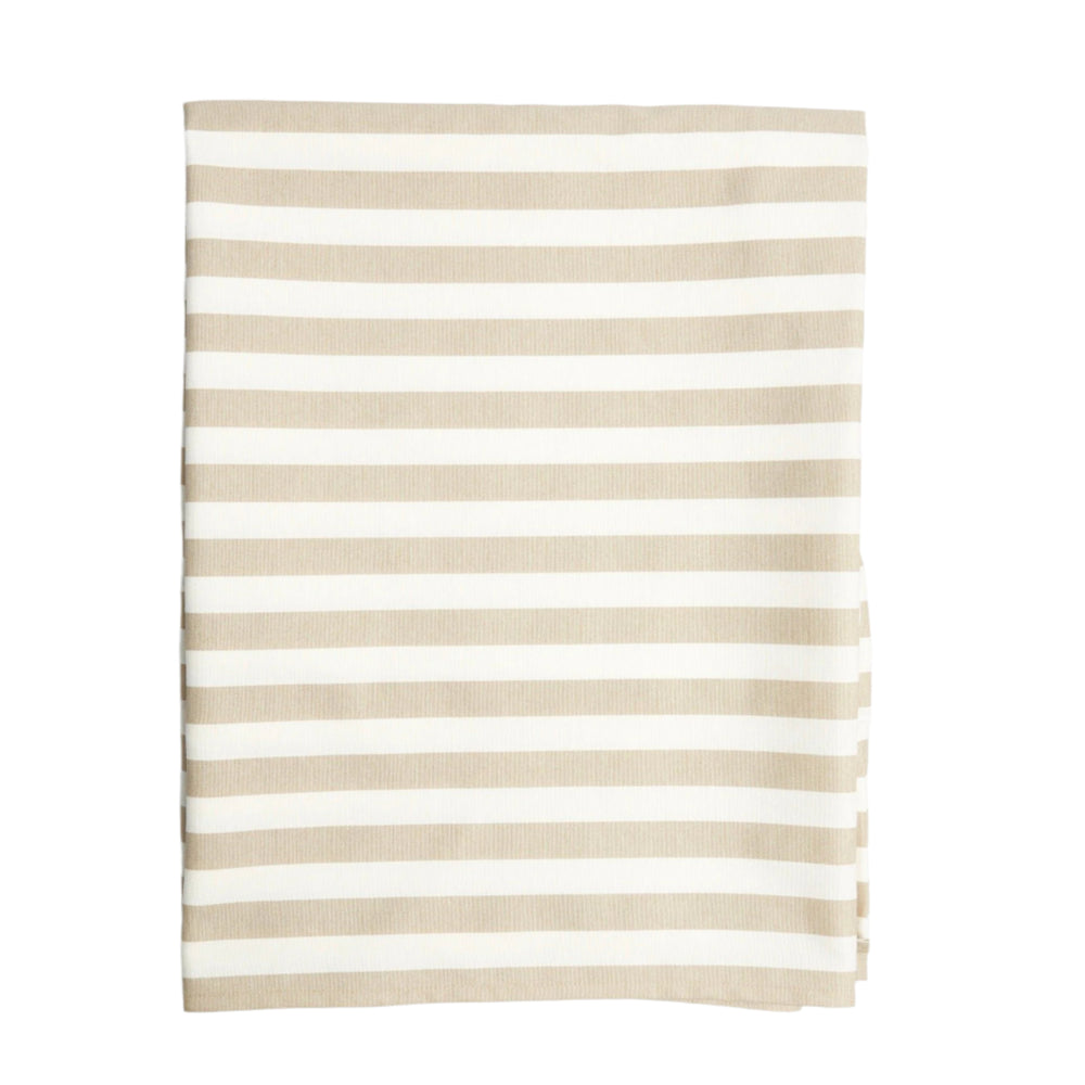 Beige Stripe Tablecloth Tablecloths