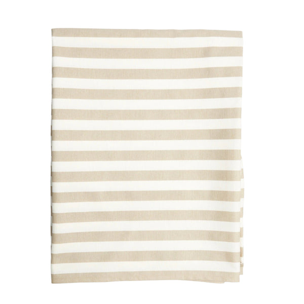Beige Stripe Tablecloth Tablecloths