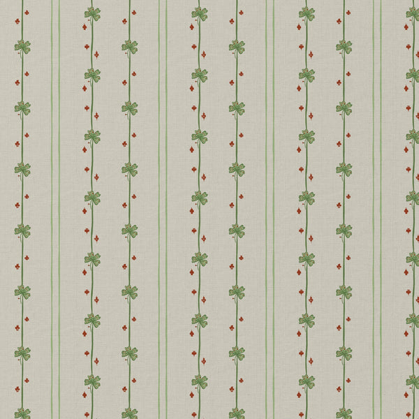 Garden Tetris Fabric - Green