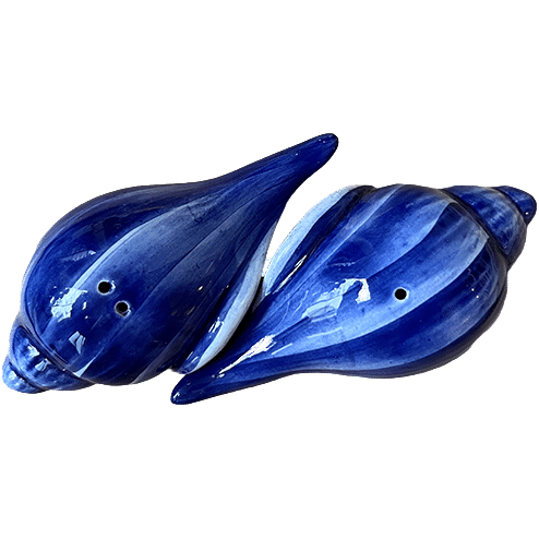Salt & Pepper Blue Shell