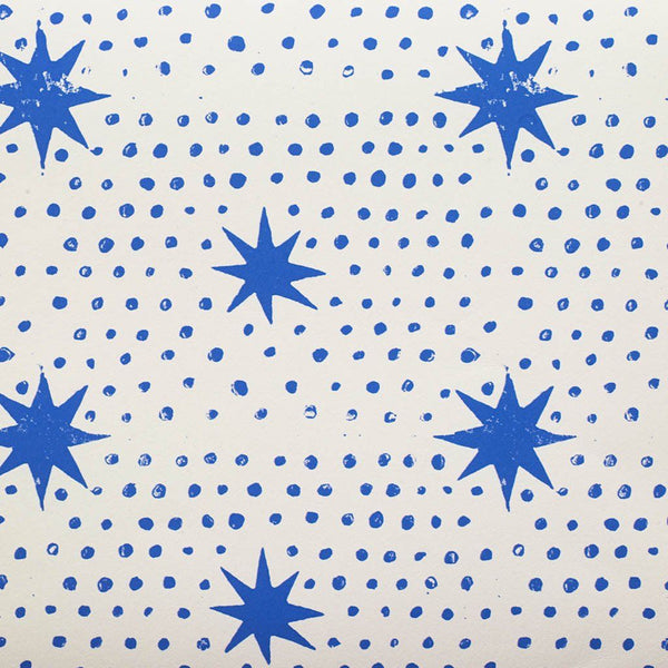 Spot & Star Wallpaper Denim