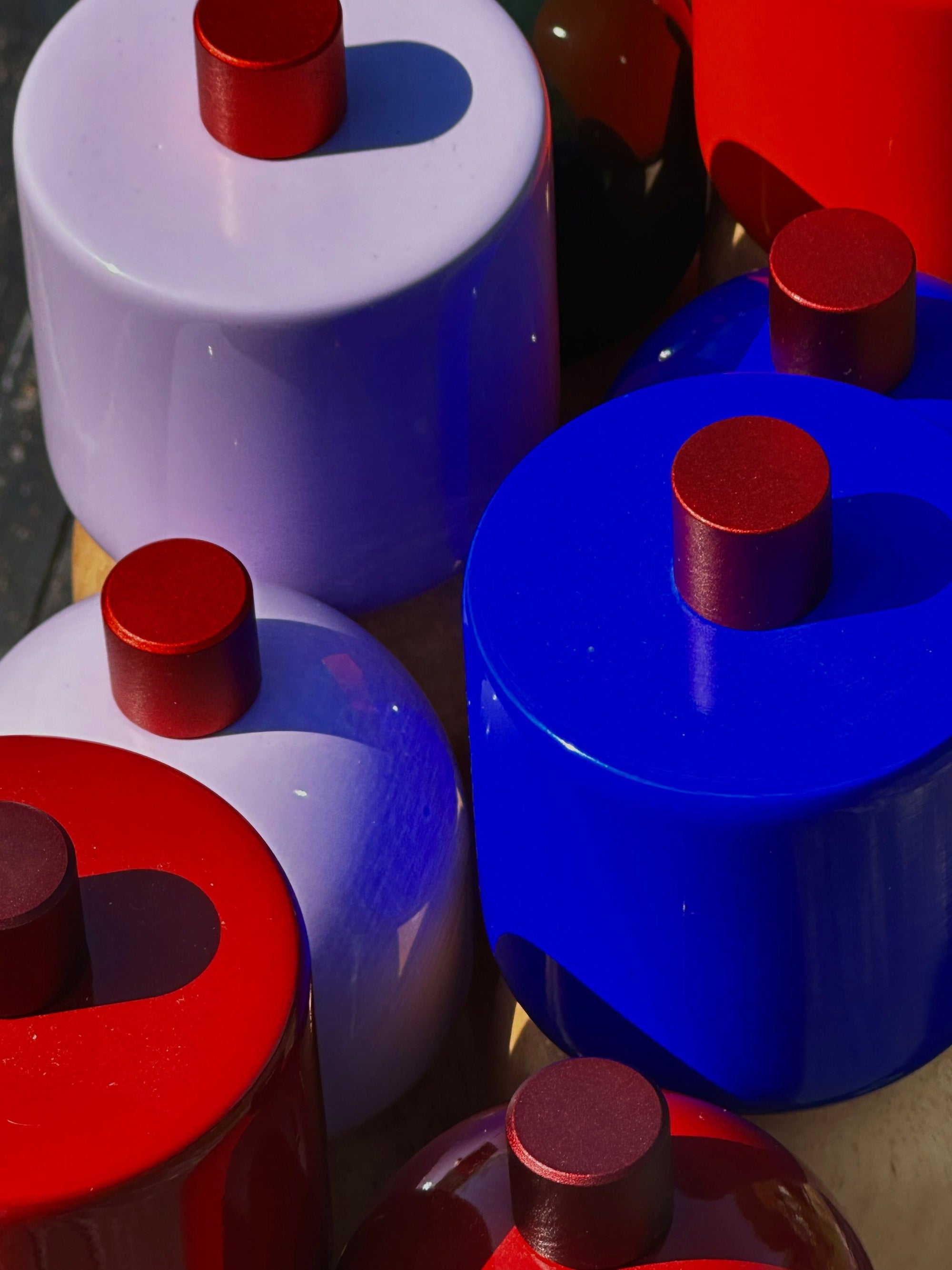 Salt & Pepper Grinder | Navy & Red