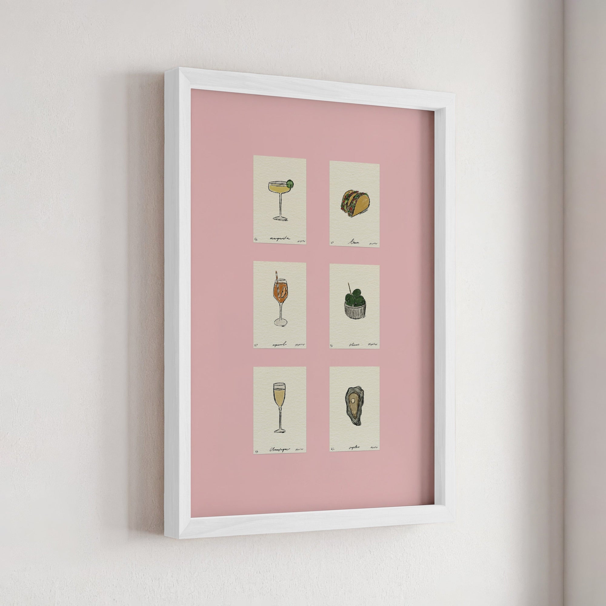 Sips & Snacks Set Print