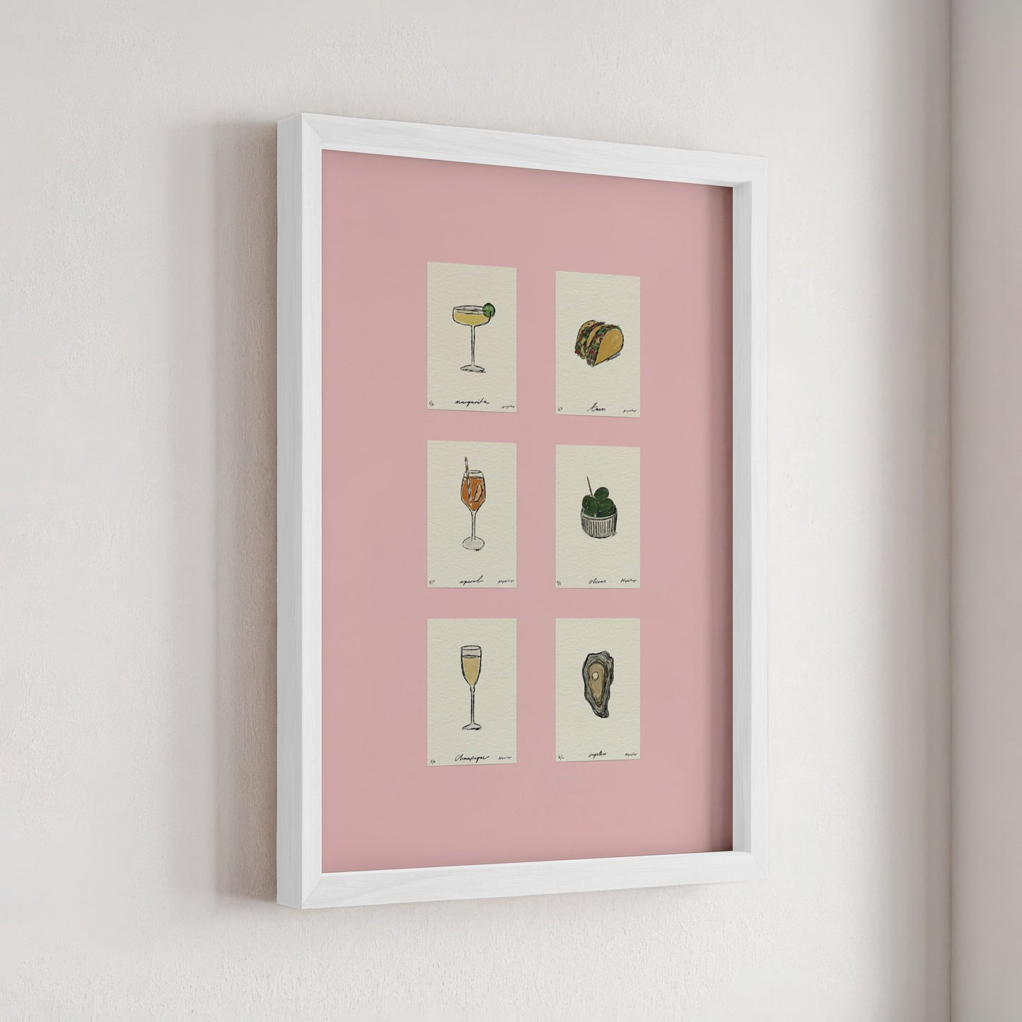 Sips & Snacks Set Print