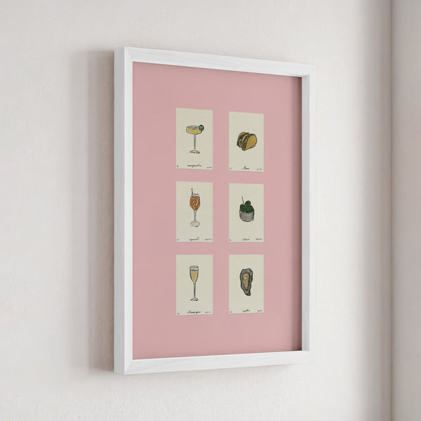 Sips & Snacks Set Print