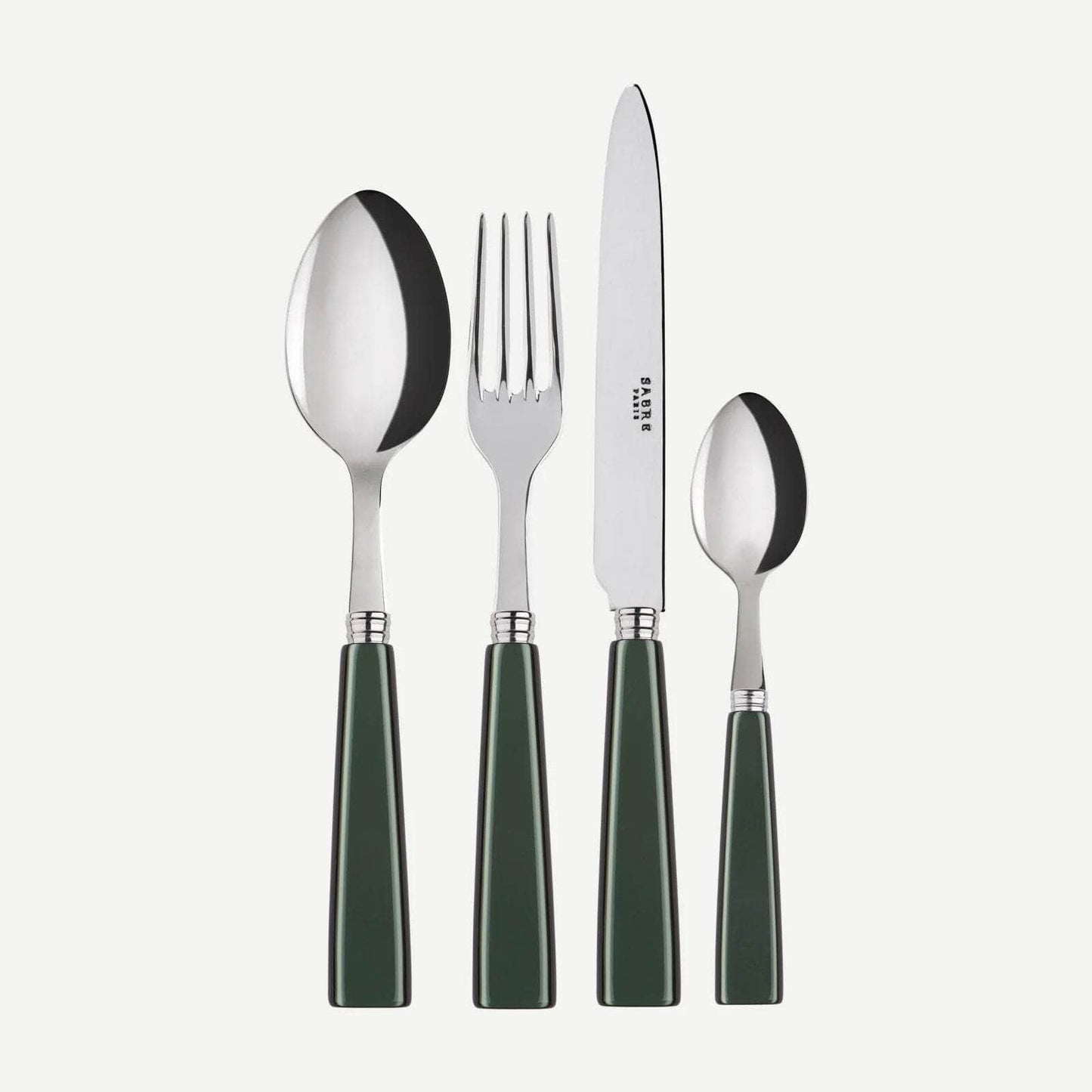 Icône 4 PC Cutlery Set, Dark Green