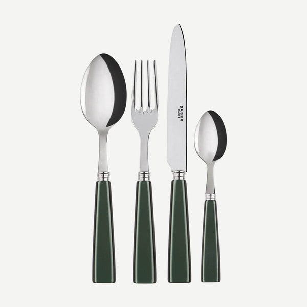 Icône 4 PC Cutlery Set, Dark Green