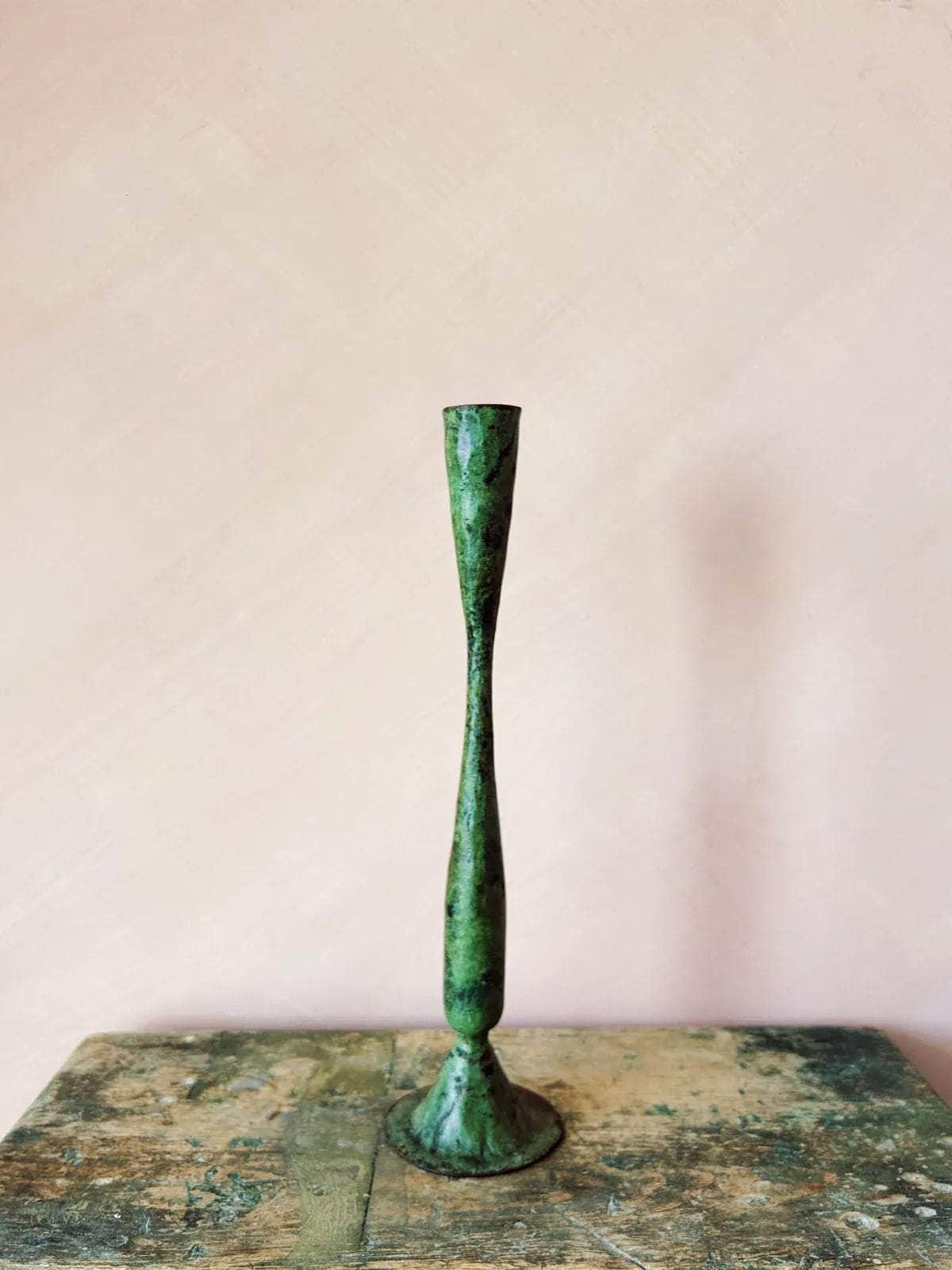 Verdigris Candle Holder - Shelley