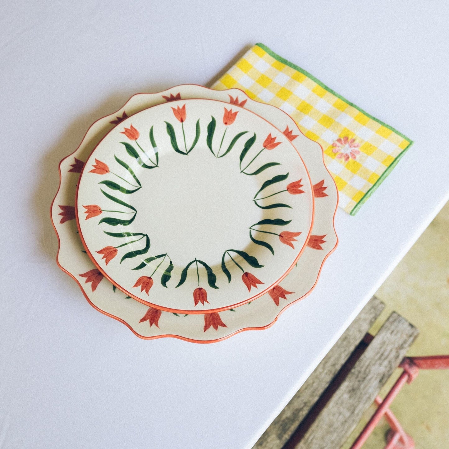 Fan Fan Dessert Plate