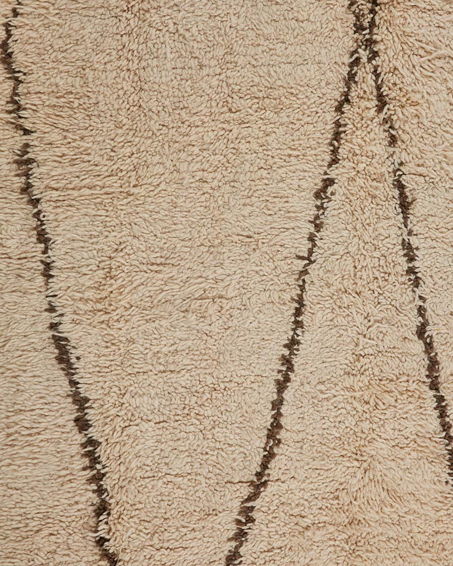 No. R0003 Vintage Beni Ourain Rug