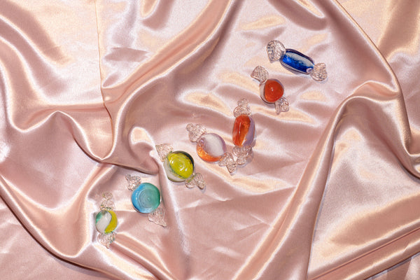 Mouthblown Crystal Candy - Cutlery Rest