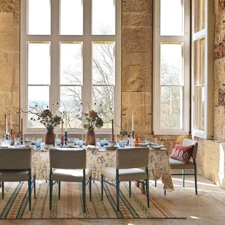 Tara Embroidered Velvet Cushion - Carmine Red