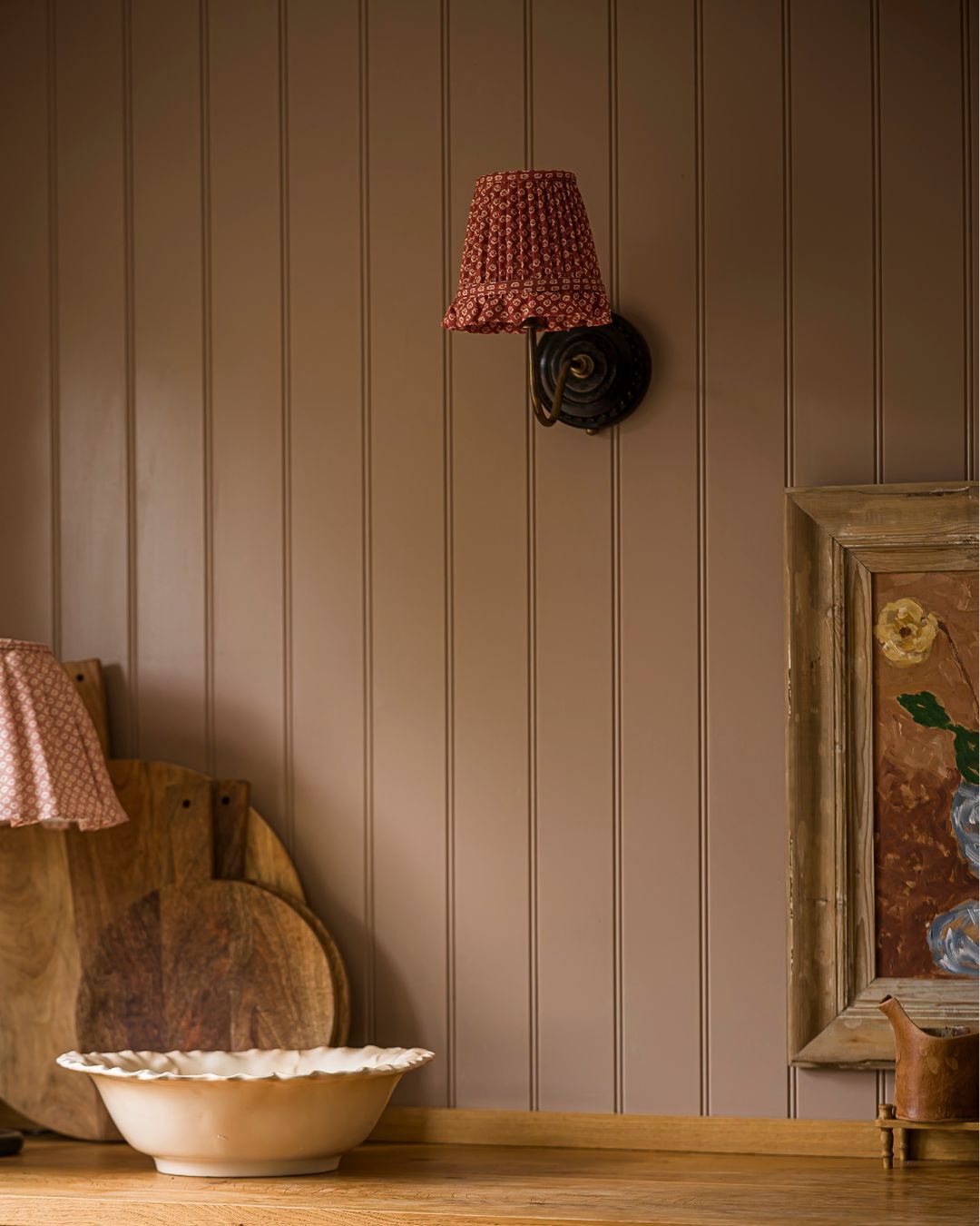 Florina in Crabapple Wall Light Lampshade