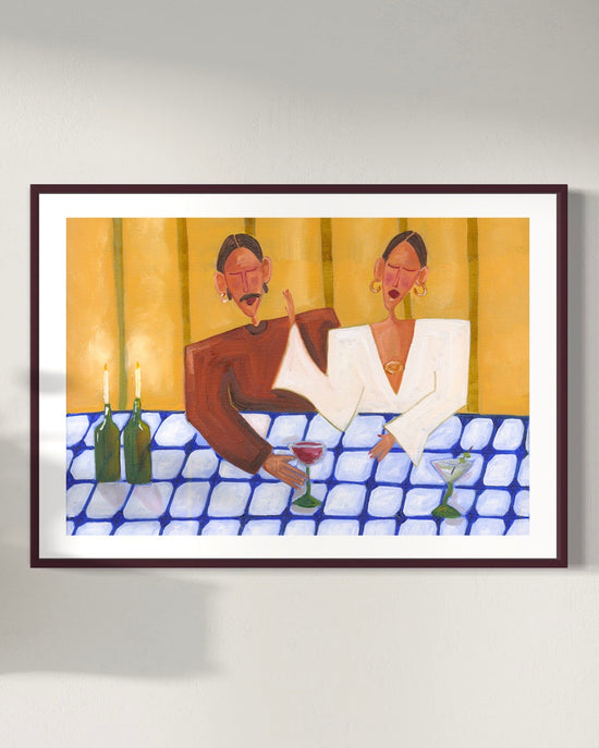 Date Night Art Print