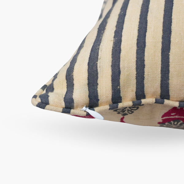 Bahaar Throw Pillow Cover - Peach