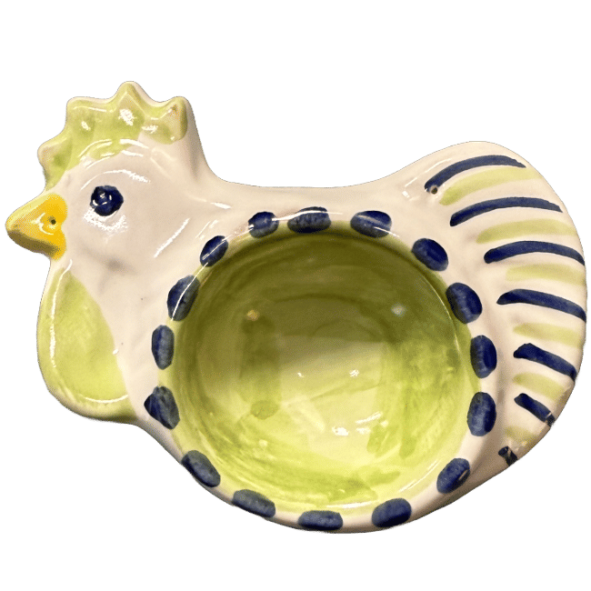 Blue Green Hen Egg Cup