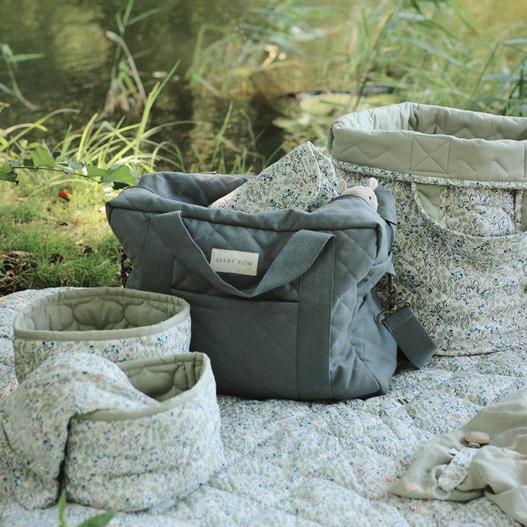 Baby Changing Bag - Flint (With Pram Clips)