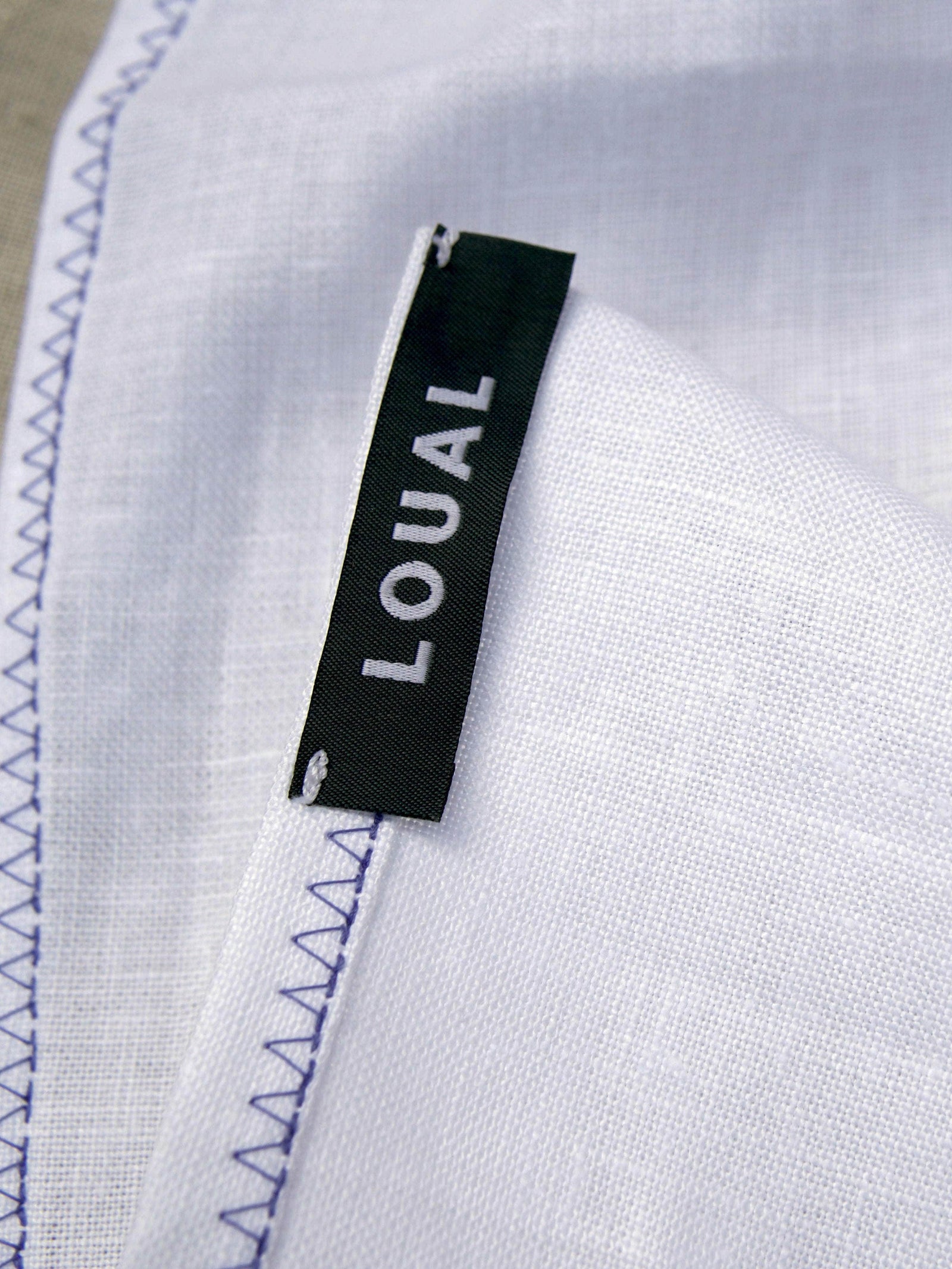 Irish Linen Hand & Tea Towel - White