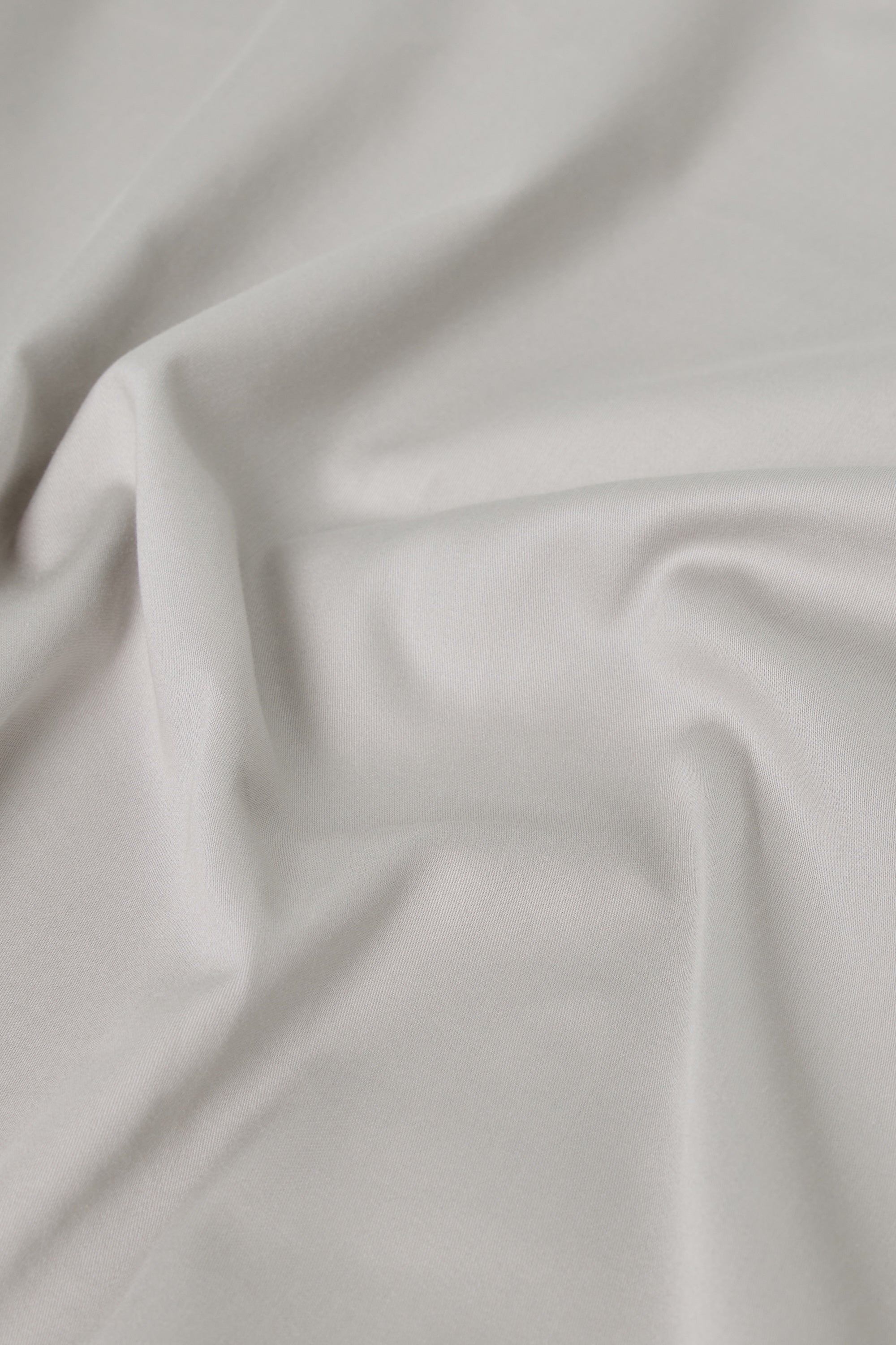 Sateen Organic Cotton Flat Sheet - Equinox Silver