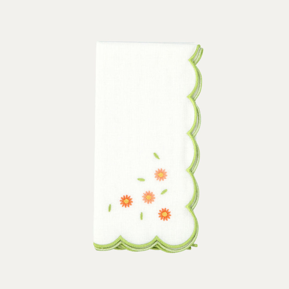 Orange Daisies Napkin