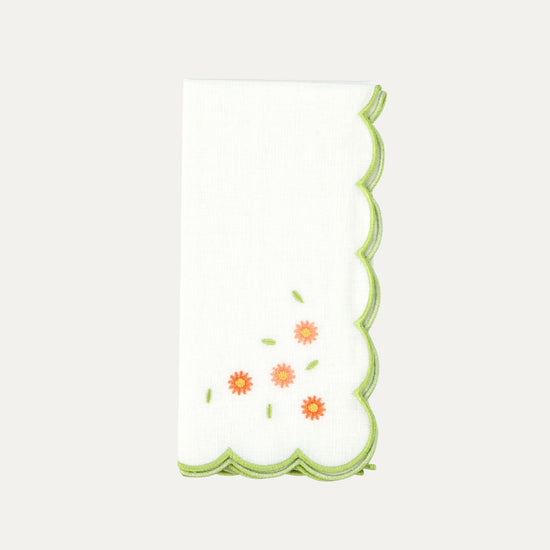 Orange Daisies Napkin