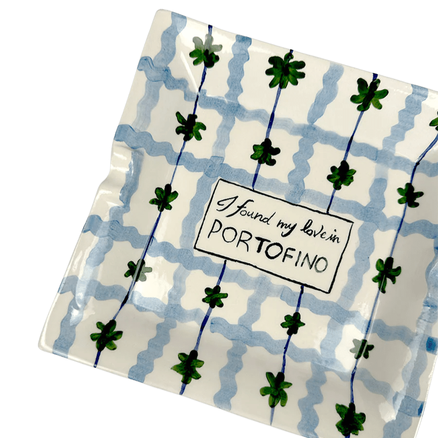 Portofino Ashtray - Flowers