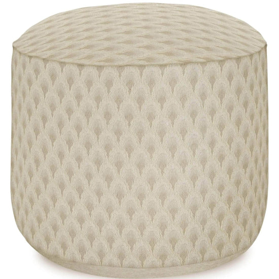 Outdoor Pouf Jessica Sand & Ecru