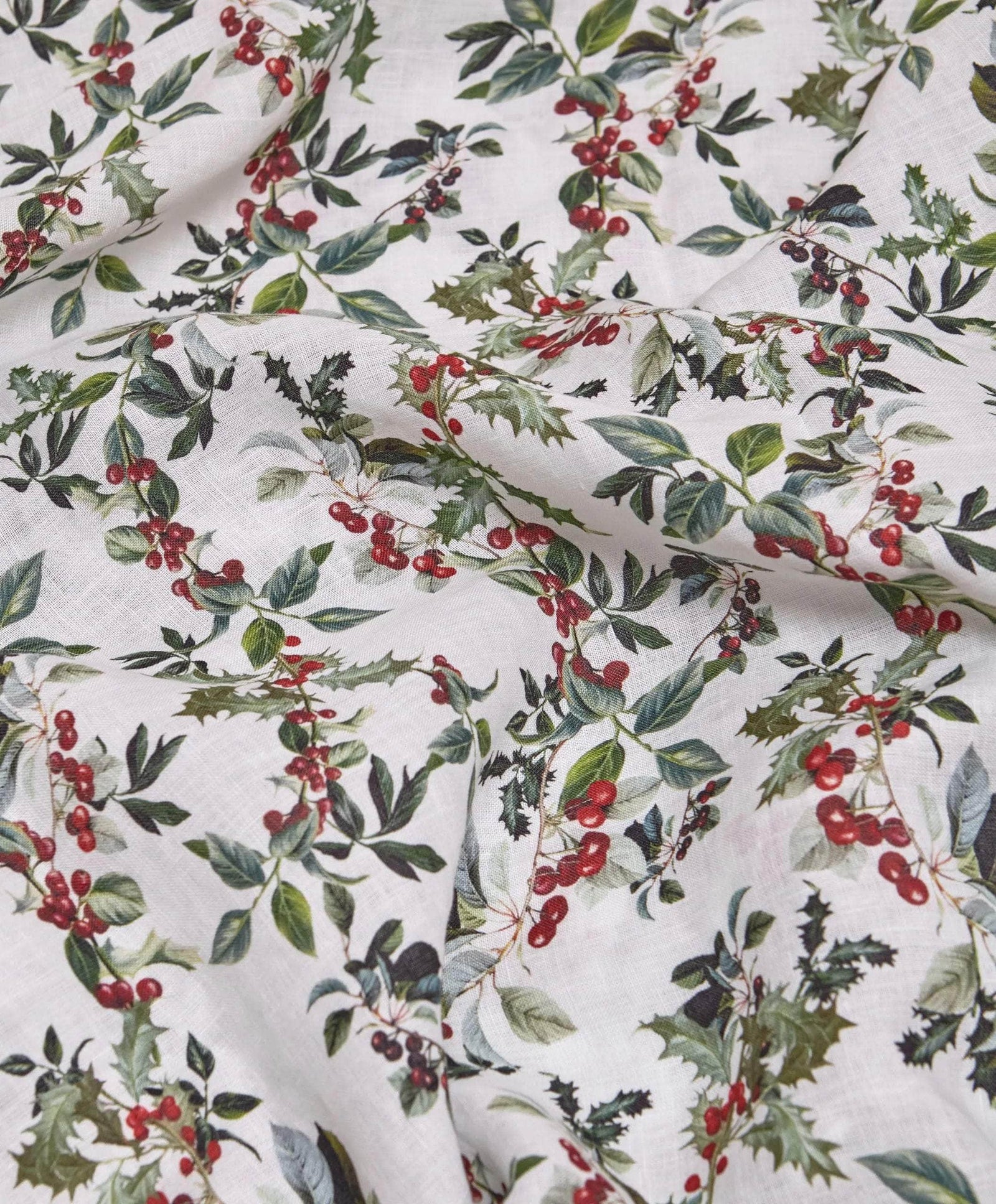 Holly Linen Tablecloth