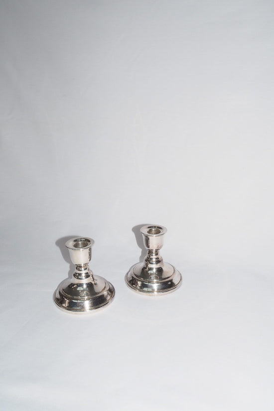 Vintage Silver Plated Candlesticks