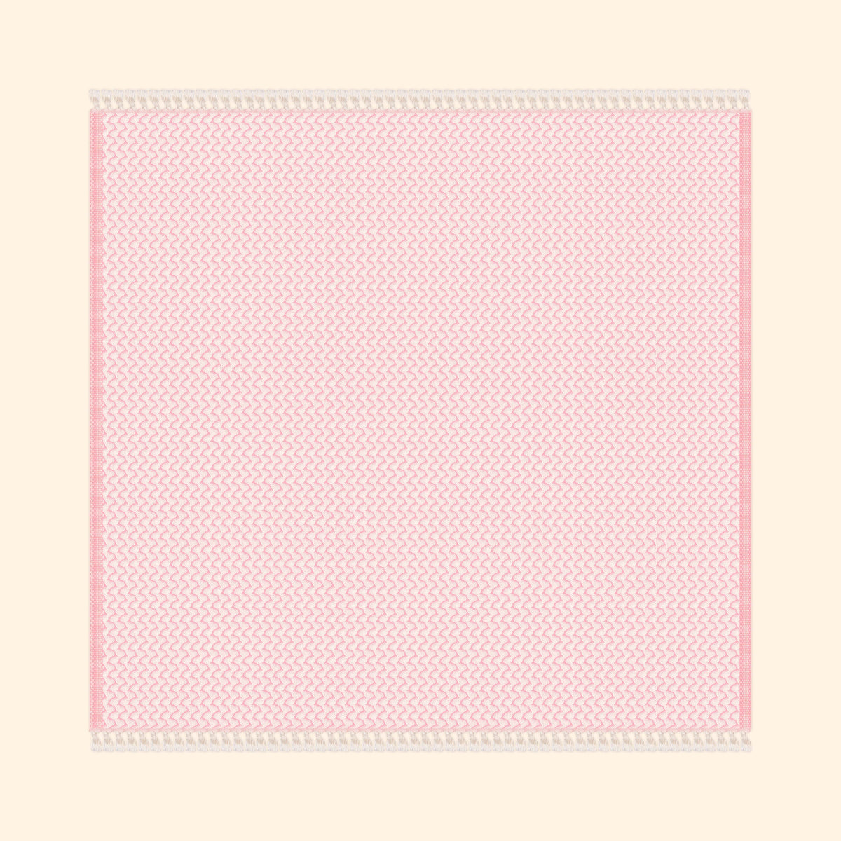 Silent Ripple Pure Cotton Blanket In Pink