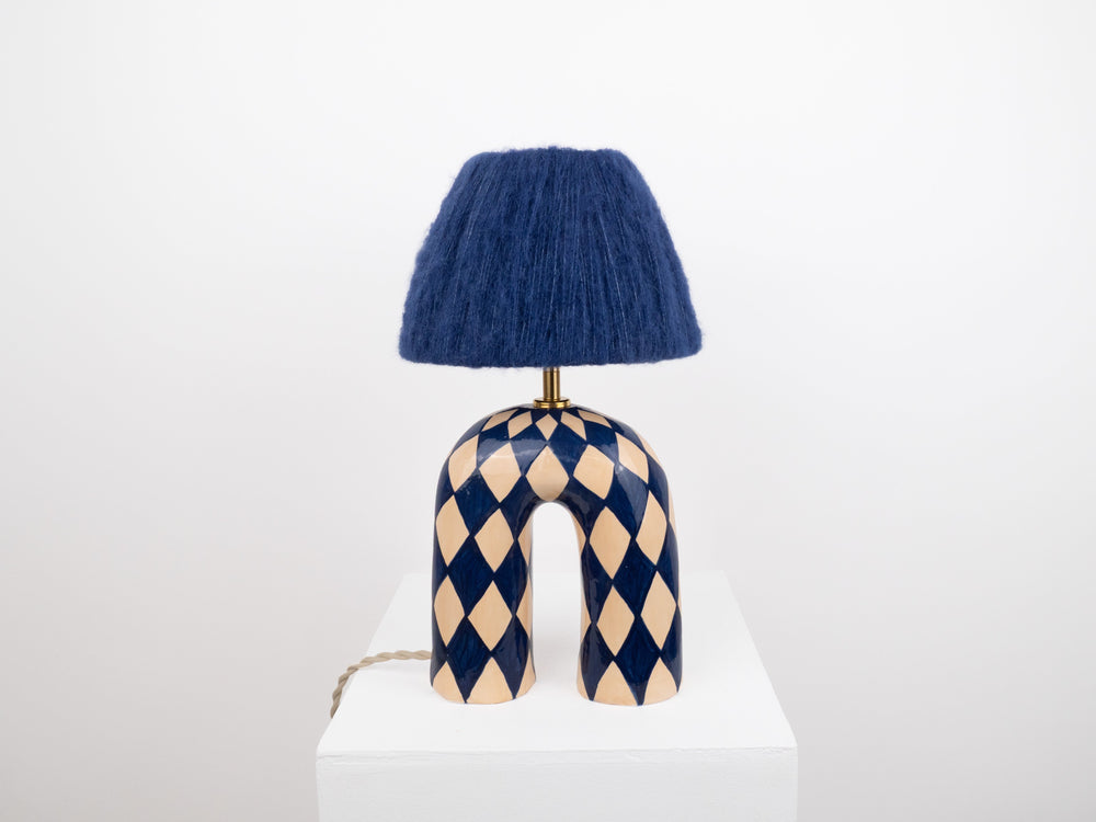'You' Table Lamp - Blue Diamond