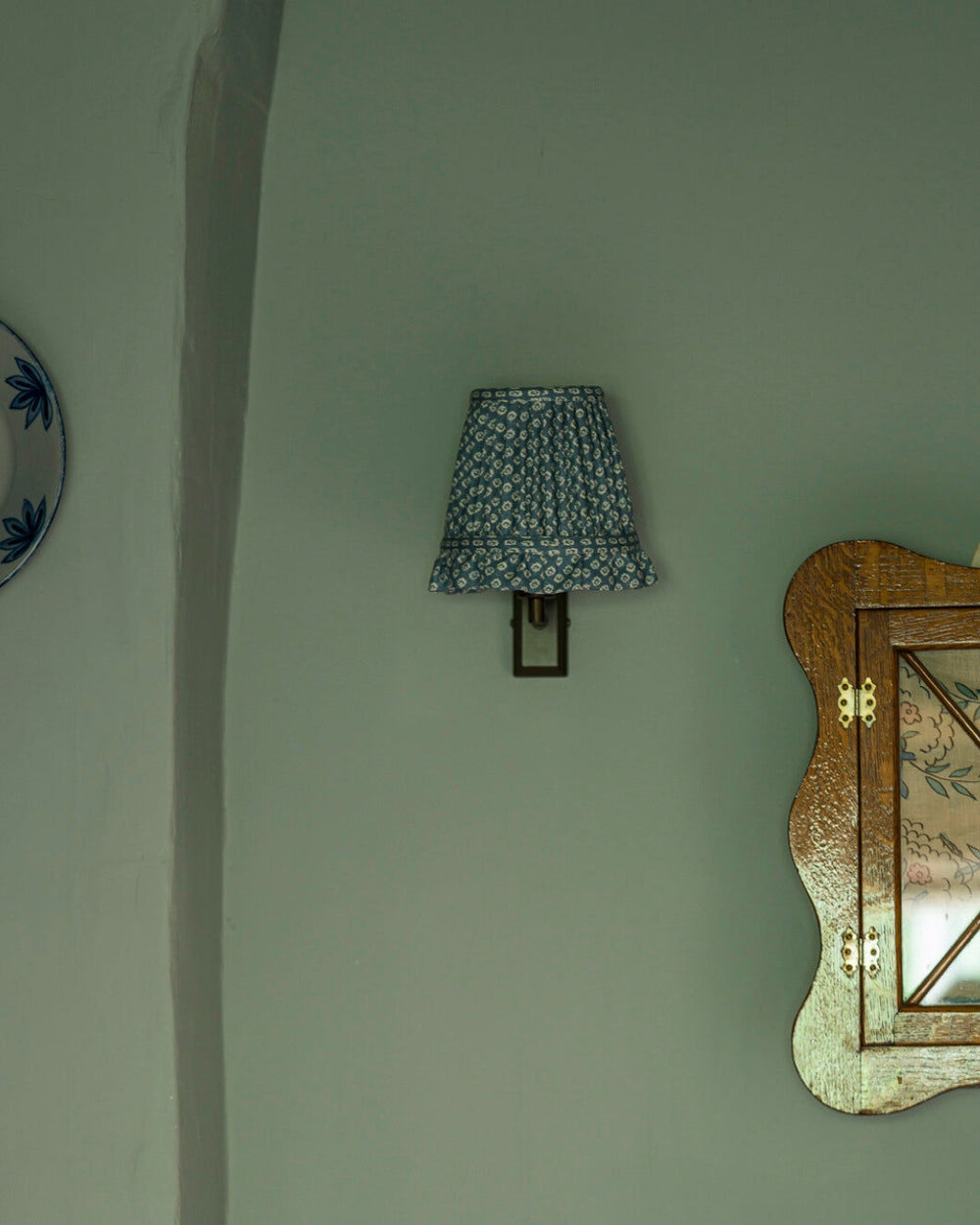 Florina in Cornflower Wall Light Lampshade