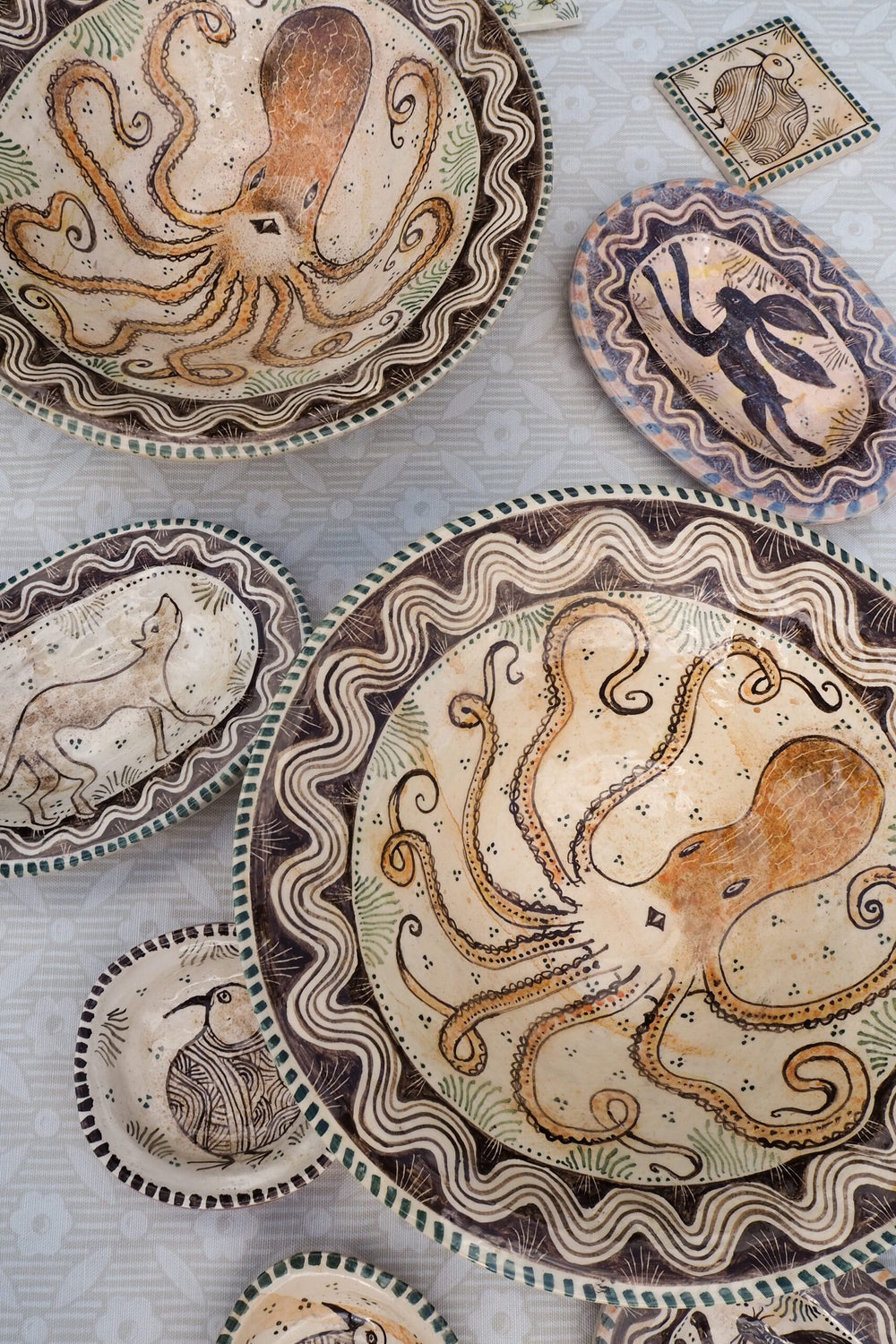 Round Curlew Dish