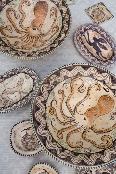 Round Curlew Dish