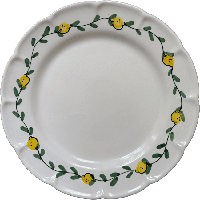 Lemon Fruit Dinner Plate 25 cm