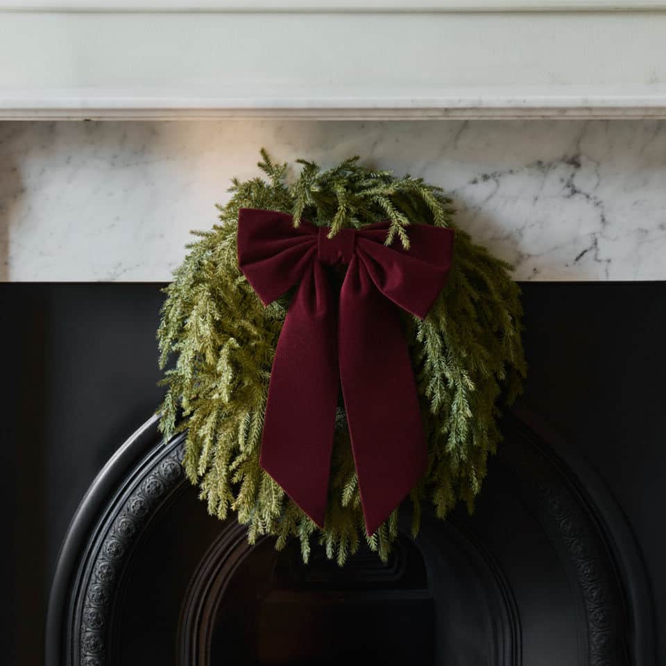 Velvet Christmas Bow