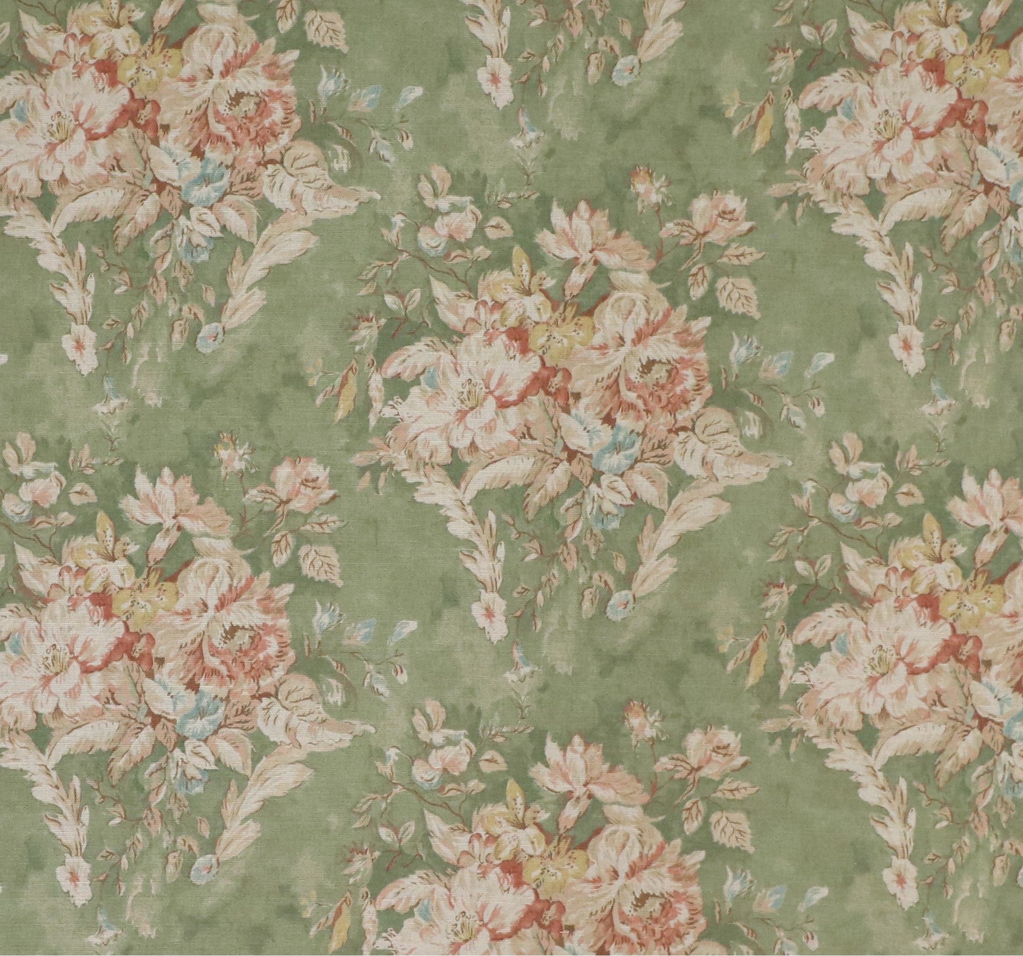 Maison Fleurie - Bayford Chintz Apple Green Fabric