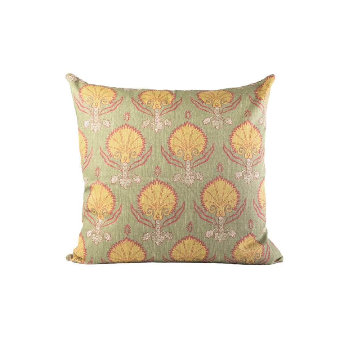 Constantinople Linen Scatter Cushion in Green