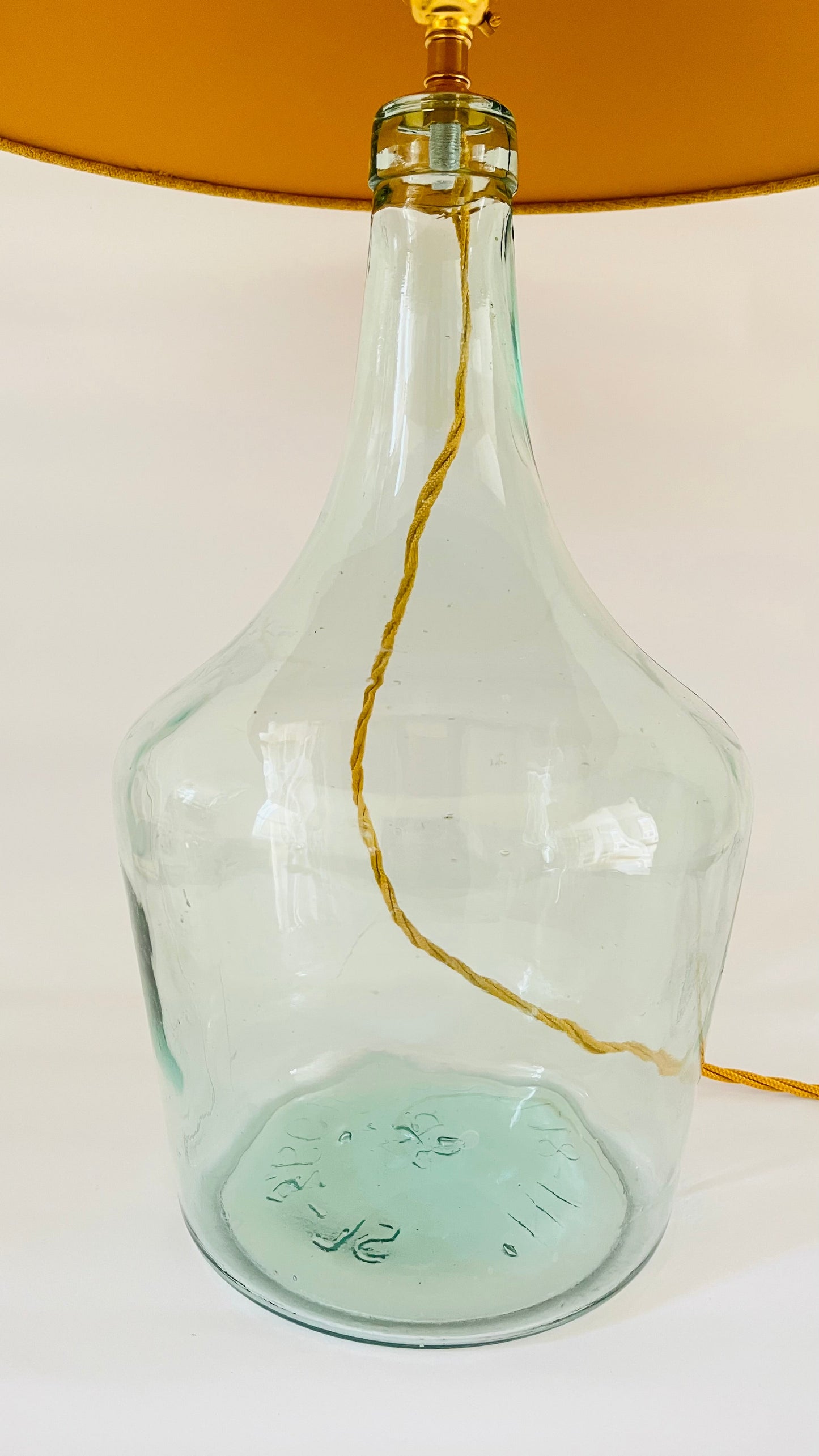 Large Antique Demijohn Lamp
