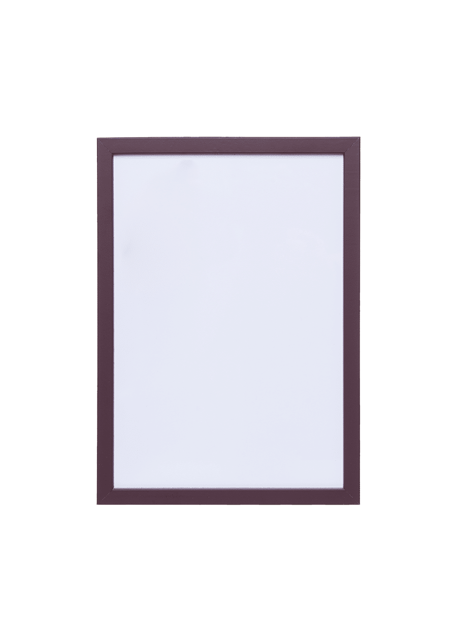 Burgundy Wood Picture Frame