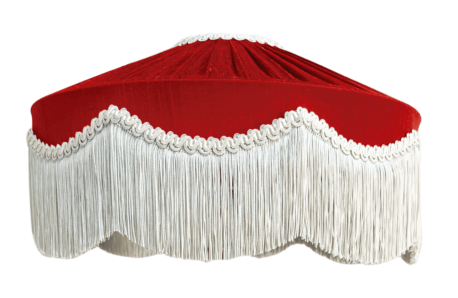 The Peggy Silk Fringed Lampshade - Design Your Own-