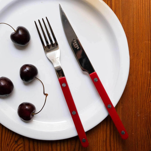 Bistrot 48 PC Cutlery Set, Bordeaux