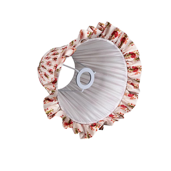 Athena Slim Rechargeable Table Lamp (Red flower ruffle)