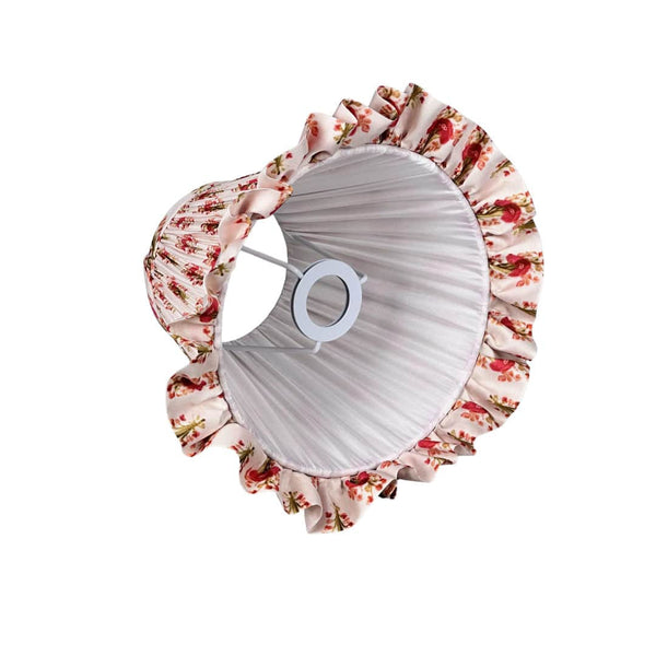 Athena Slim Rechargeable Table Lamp (Red flower ruffle)